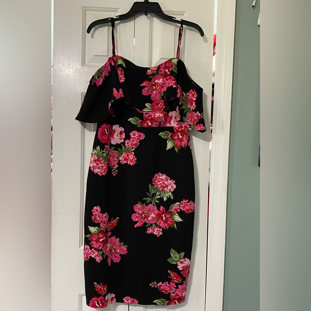 Off the shoulder floral dress